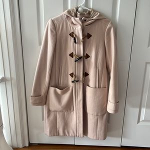 J. Crew wool trench coat with hood